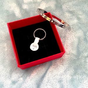 COPY - Stainless Steel Roman Numeral Ring (size 7) and Bracelet